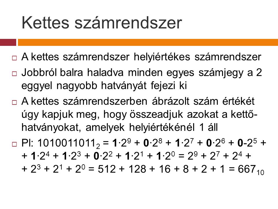Kettes számrendszer